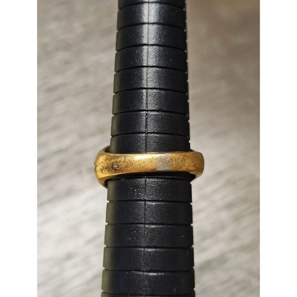 18K CZ Cubic Zirconia Ring Size 9 11.83g - Picture 3 of 6